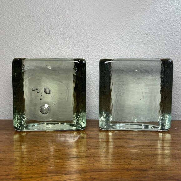 Mid-Century Modern Blenko Glass Bookends  (Set of 2) - Picture 13 of 16